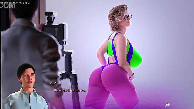 Busty 3D Stepmom Seduces You In This naughty Anime Game Fantasy