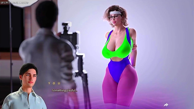 Busty 3D Stepmom Seduces You In This naughty Anime Game Fantasy