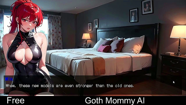 Goth Mommy in Sci-Fi Cyberpunk World Takes Control for Erotic Fun