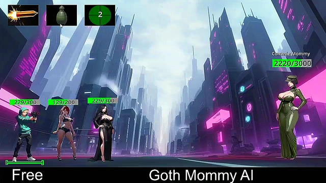 Goth Mommy in Sci-Fi Cyberpunk World Takes Control for Erotic Fun