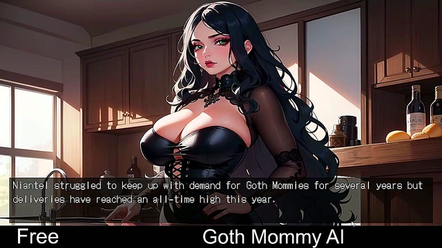 Goth Mommy in Sci-Fi Cyberpunk World Takes Control for Erotic Fun