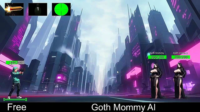 Goth Mommy in Sci-Fi Cyberpunk World Takes Control for Erotic Fun