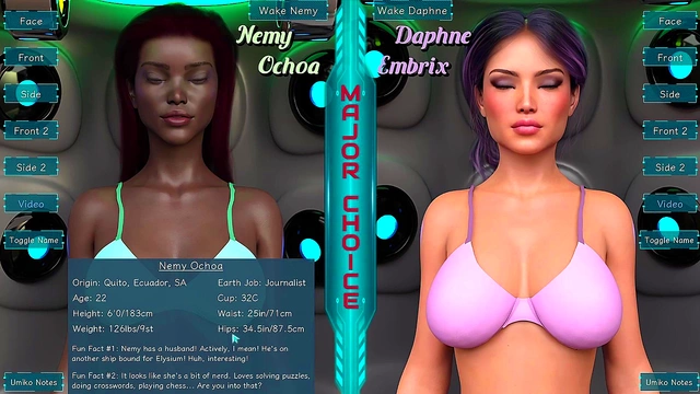 Stranded In Space – Busty New Girl Seduces With Curves & Giant Tits