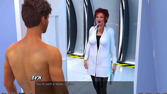 Stranded In Space – Busty New Girl Seduces With Curves & Giant Tits