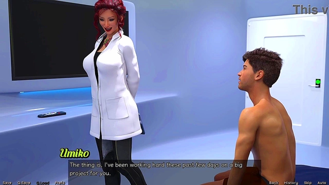 Stranded In Space – Busty New Girl Seduces With Curves & Giant Tits