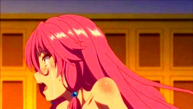 Beautiful Pink-Haired Princess Fucked Hard Doggy Style While Peeing Herself