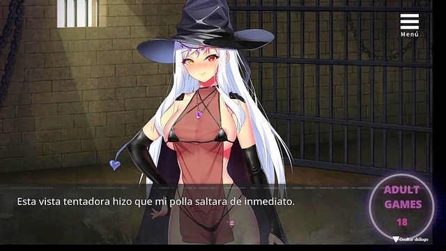 Busty Witch Imprisons You in Her Sexual Haven for Naughty Gameplay pleasures