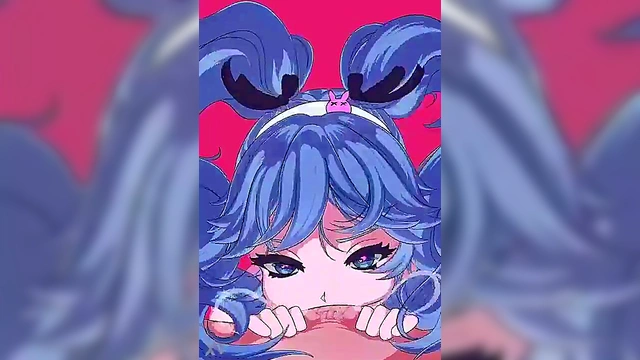 Hatsune Miku’s Sloppy Blowjob & Deepthroat Session Ends With Facial Glory