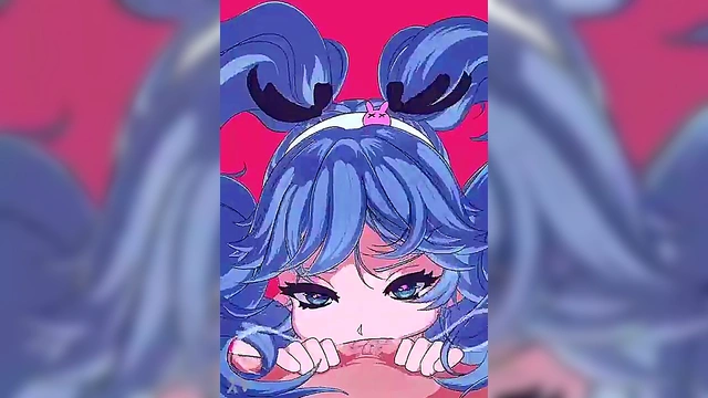 Hatsune Miku’s Sloppy Blowjob & Deepthroat Session Ends With Facial Glory