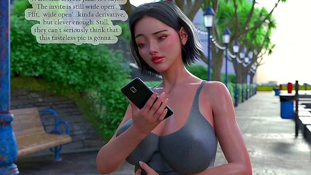 HOT Futanari Threesome – Blonde Gets Double Penetration & Anal Gaping