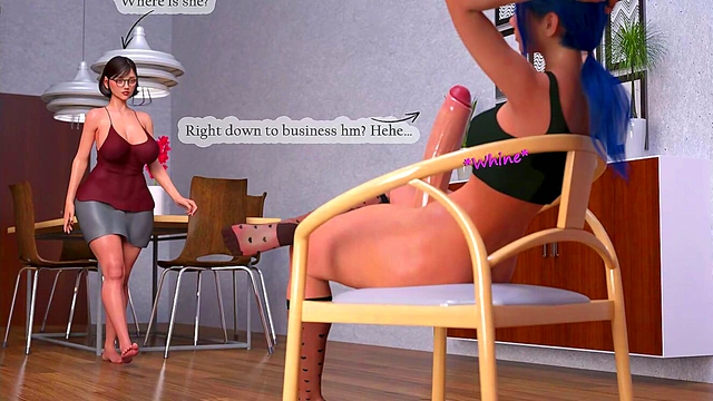 HOT Futanari Threesome – Blonde Gets Double Penetration & Anal Gaping