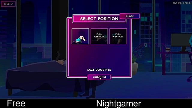 Cute Anime Girlfriend Gets Erotic in Nighttime Casual Sex Session