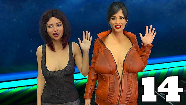 Hot MILF Strands in Space for Busty 3D Hentai Sex with Huge-Cock Creampie