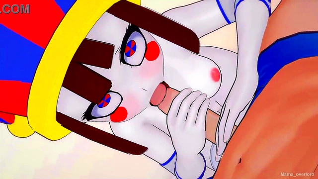 Sporty Pomni from The Amazing Digital Circus Fucks in Infirmary Wearing Sports Outfit