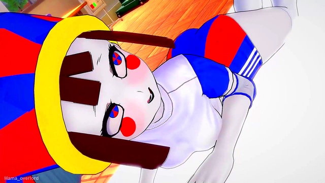 Sporty Pomni from The Amazing Digital Circus Fucks in Infirmary Wearing Sports Outfit