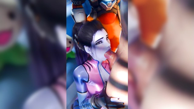 Hentai Overwatch Girls Animated In Steamy Cartoon Action Scenes