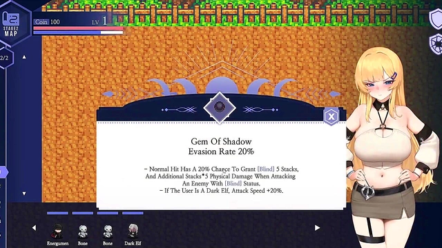 Sexy 3D Anime Queen With Giant Tits And Sexy Outfit Seduces You In New PC Game