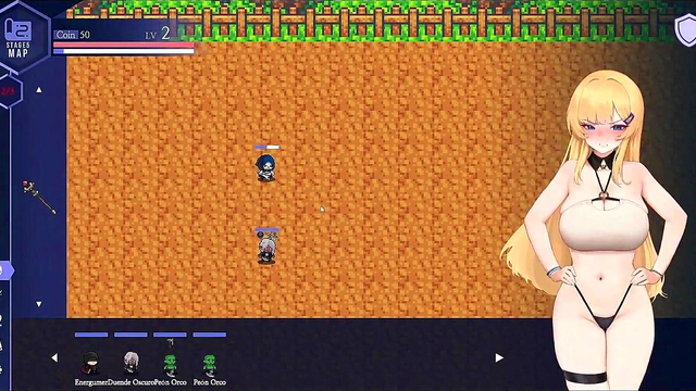 Sexy 3D Anime Queen With Giant Tits And Sexy Outfit Seduces You In New PC Game