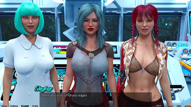 Hot Busty MILF Strands You In Sexy 3D Anime Space Adventure