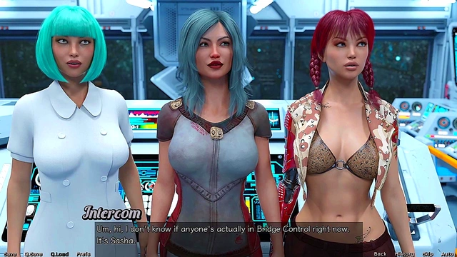 Hot Busty MILF Strands You In Sexy 3D Anime Space Adventure