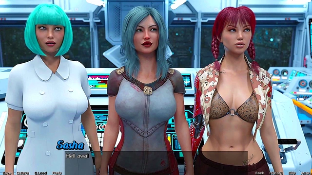 Hot Busty MILF Strands You In Sexy 3D Anime Space Adventure