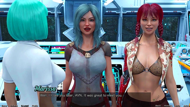 Hot Busty MILF Strands You In Sexy 3D Anime Space Adventure