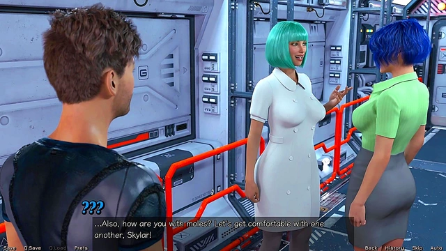 Hot Busty MILF Strands You In Sexy 3D Anime Space Adventure