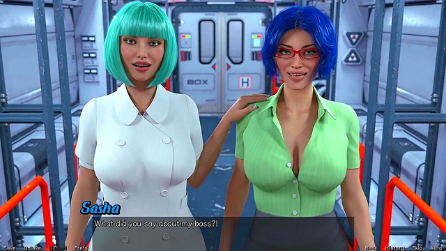 Hot Busty MILF Strands You In Sexy 3D Anime Space Adventure