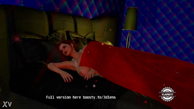 3D Futa Cartoon Gets Morning Pleasure With Busty Goddess