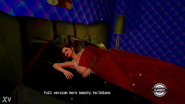 3D Futa Cartoon Gets Morning Pleasure With Busty Goddess