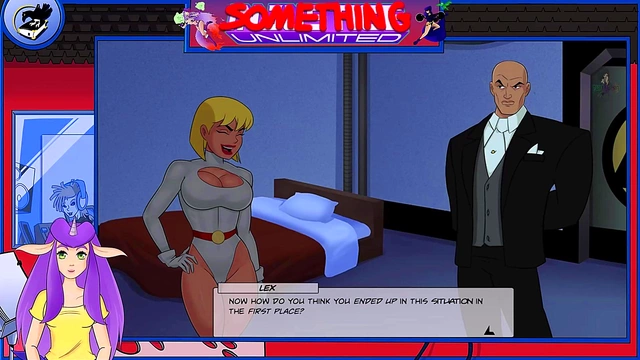 Hot Blonde Harley Quinn VTuber Gives Big-Cock Blowjob & Hot Anime Action