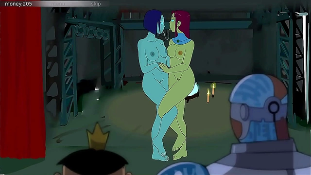 Busty Anime Girls Explore Yuri Fantasy in 18Titans Episode 55