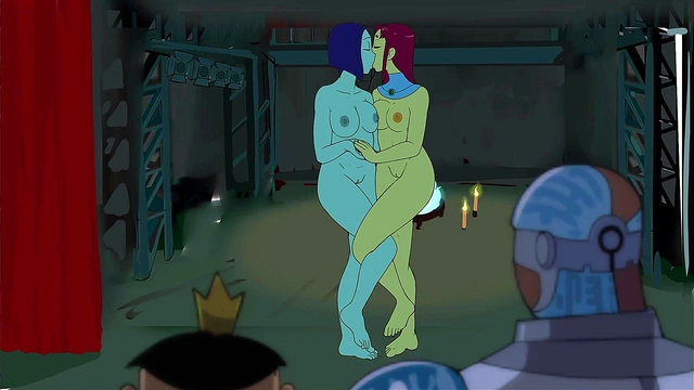 Busty Anime Girls Explore Yuri Fantasy in 18Titans Episode 55