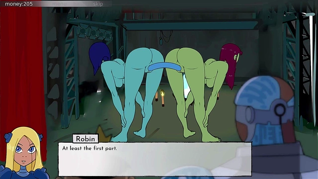 Busty Anime Girls Explore Yuri Fantasy in 18Titans Episode 55