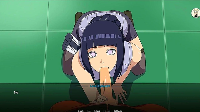 Hinata Gives Intense blowjob While Mikasa Enjoys Passionate Sex In Naruto Anime
