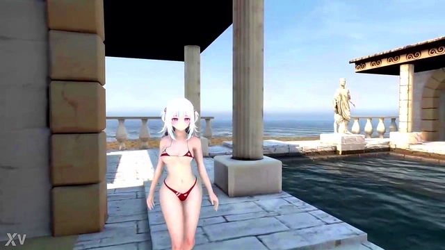 Giant Gawr Gura Waifu Goddess Dominates in 3D Hentai Anime Action