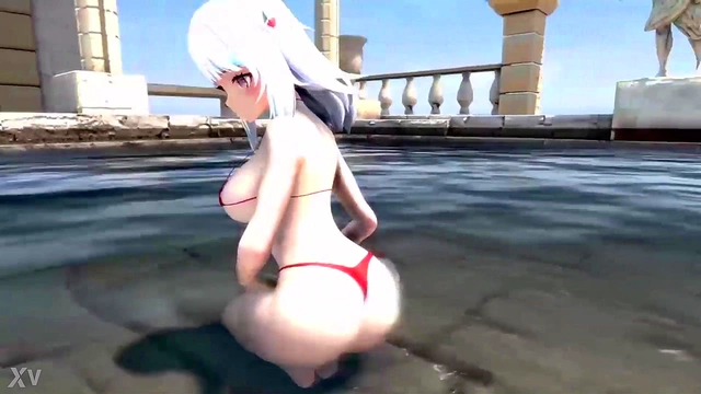 Giant Gawr Gura Waifu Goddess Dominates in 3D Hentai Anime Action
