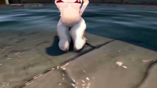 Giant Gawr Gura Waifu Goddess Dominates in 3D Hentai Anime Action