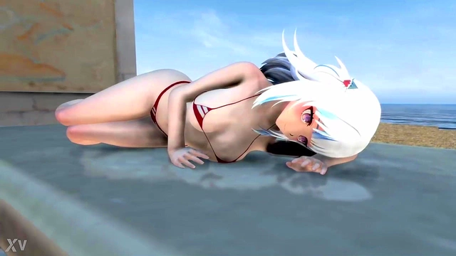 Giant Gawr Gura Waifu Goddess Dominates in 3D Hentai Anime Action