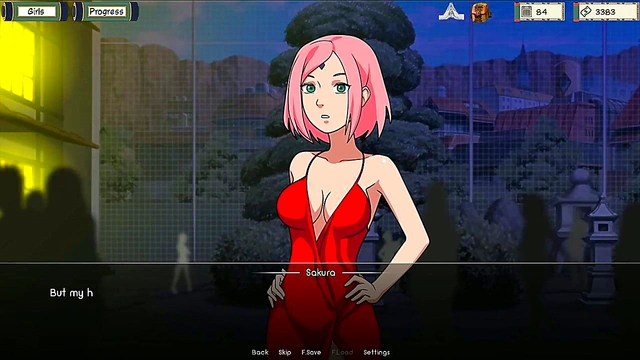 Sakura's Sensual Training Session With Her Naruto Sensei In 3D Anime Glory