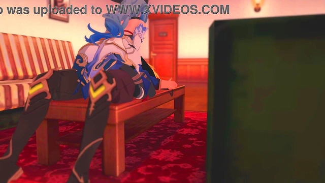 Ganyu from Genshin Impact Gets Wild in 3D Hentai Action