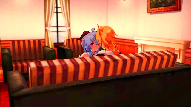 Ganyu from Genshin Impact Gets Wild in 3D Hentai Action