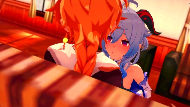 Ganyu from Genshin Impact Gets Wild in 3D Hentai Action