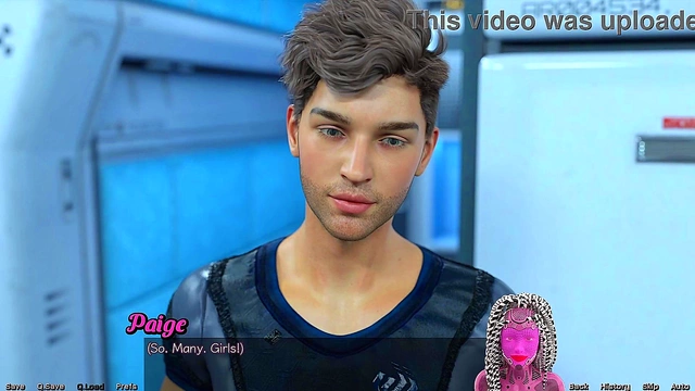 Red-Haired Stepmother Tempts Teen In Futuristic Shower Adventure