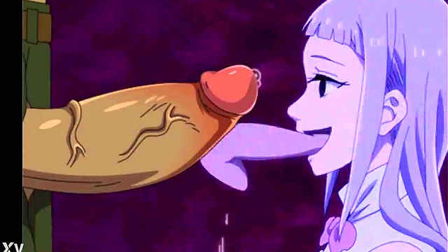 Hentai Babe Deepthroats Dick With Skillful Suction