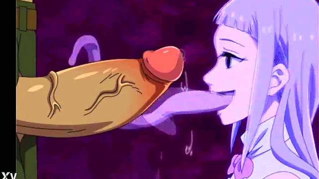 Hentai Babe Deepthroats Dick With Skillful Suction