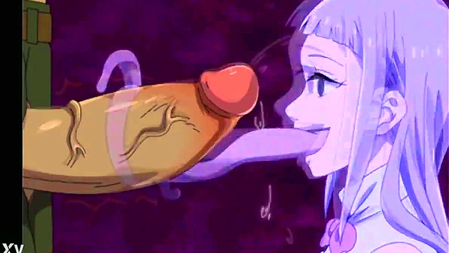 Hentai Babe Deepthroats Dick With Skillful Suction