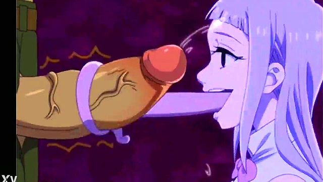 Hentai Babe Deepthroats Dick With Skillful Suction