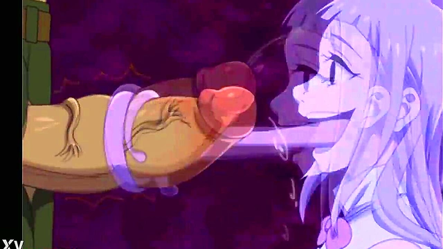 Hentai Babe Deepthroats Dick With Skillful Suction