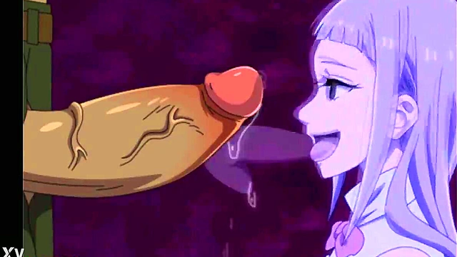 Hentai Babe Deepthroats Dick With Skillful Suction